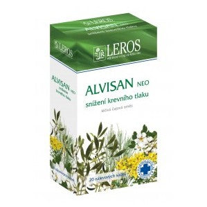 Leros ALVISAN NEO čajová zmes na zníženie krvného tlaku 20 x 1,5 g