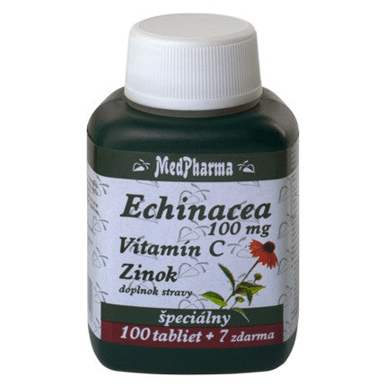MedPharma Echinacea 100 mg vit.C Zn 107 tabliet