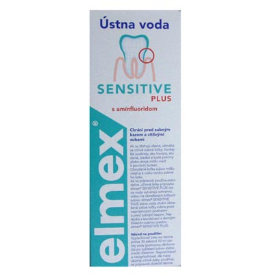 Elmex ústna voda sensitive plus 400ml