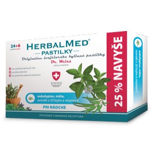 Dr.Weiss eukalyptus mäta 20 bylín vit.C pastilky 30 ks