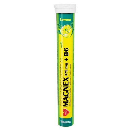 Magnex 375mg + B6, šumivé tablety 20ks