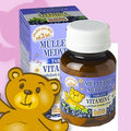 Mullerove medvedíky Vitamín C s príchuťou čiernej ríbezle 45tbl