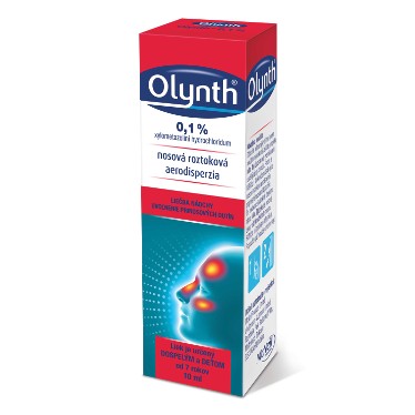 Olynth 0,1% nosová roztoková aerodisperzia 10 ml