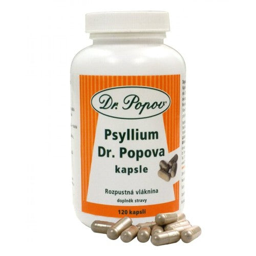 Psyllium Dr. Popova - rozpustná vláknina 120kps