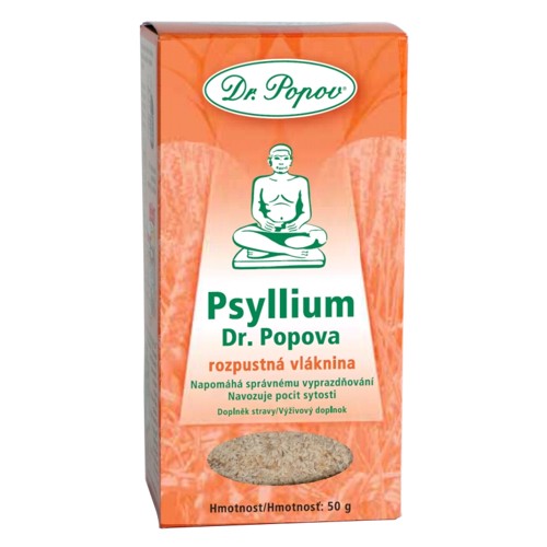 Psyllium Dr. Popova - rozpustná vláknina 50g