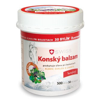 SWISS Konský balzam hrejivý 500+50ml navyše