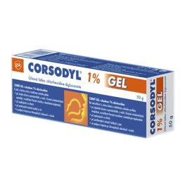 Corsodyl 1% Gél gel.dnt.1 x 50 g