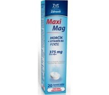 Zdrovit maximag horčík forte + vitamín B6 20 šumivých tabliet