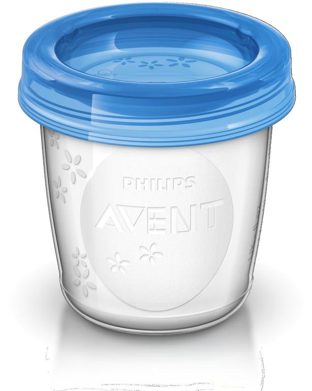 Philips Avent VIA poháriky s vrchnákmi 5 x 180 ml