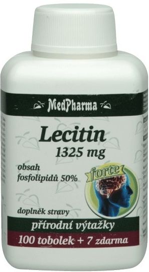 Lecitín 1325 mg 100+7tob zdarma