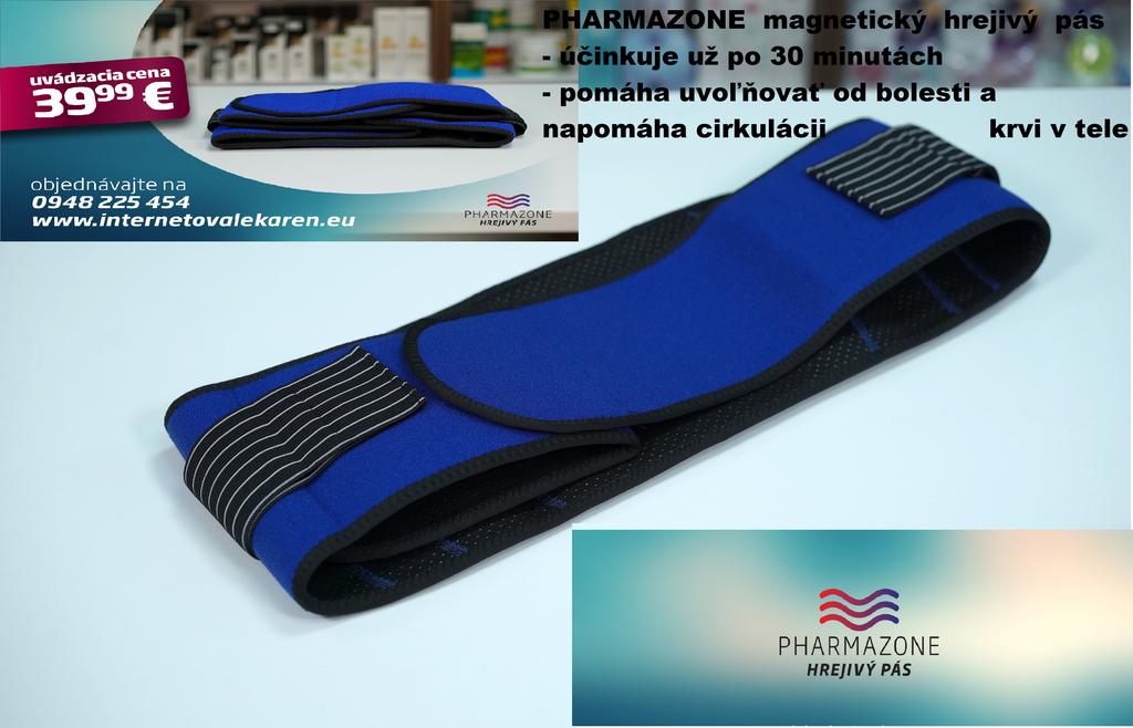 PharmaZone Magnetický Hrejivý pás