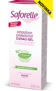 Saforelle INTENZÍVNY HYDRATAČNÝ ČISTIACI GÉL S LOPÚCHOM 250 ml