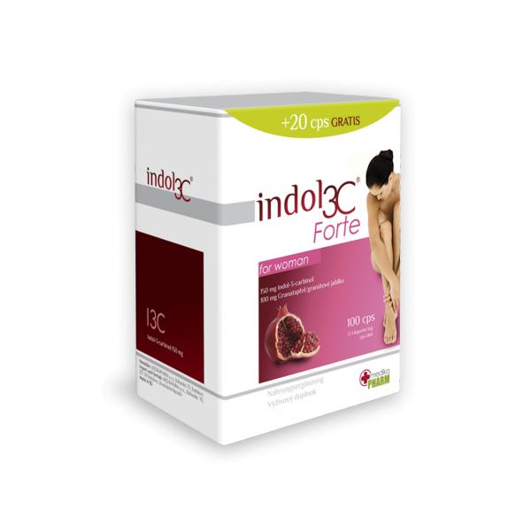 INDOL3C Forte for woman cps 100+20 zdarma (120 ks)