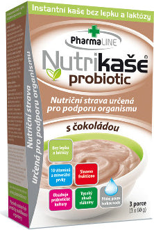 NUTRIKAŠA Probiotic s čokoládou 3 x 60g