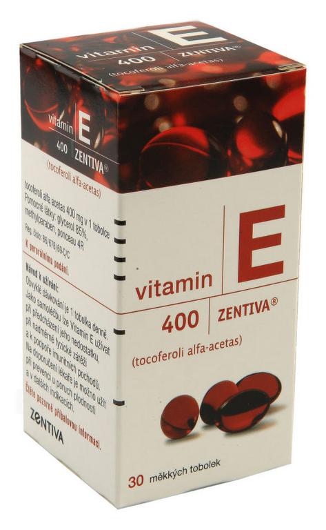 Vitamin E 400-Zentiva cps.mol.30 x 400 mg