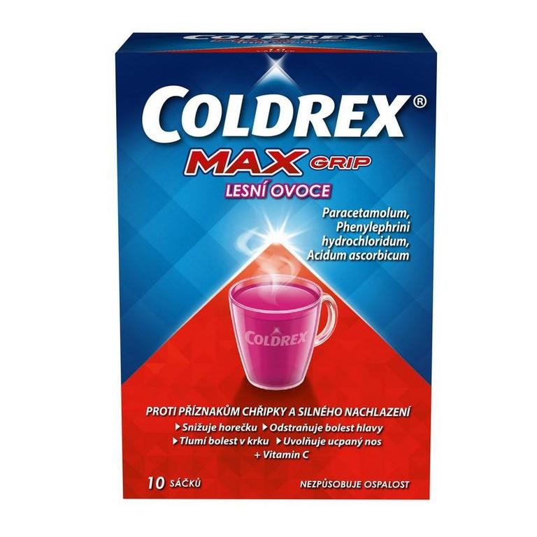 Coldrex MaxGrip Lesné ovocie 10 vreciek