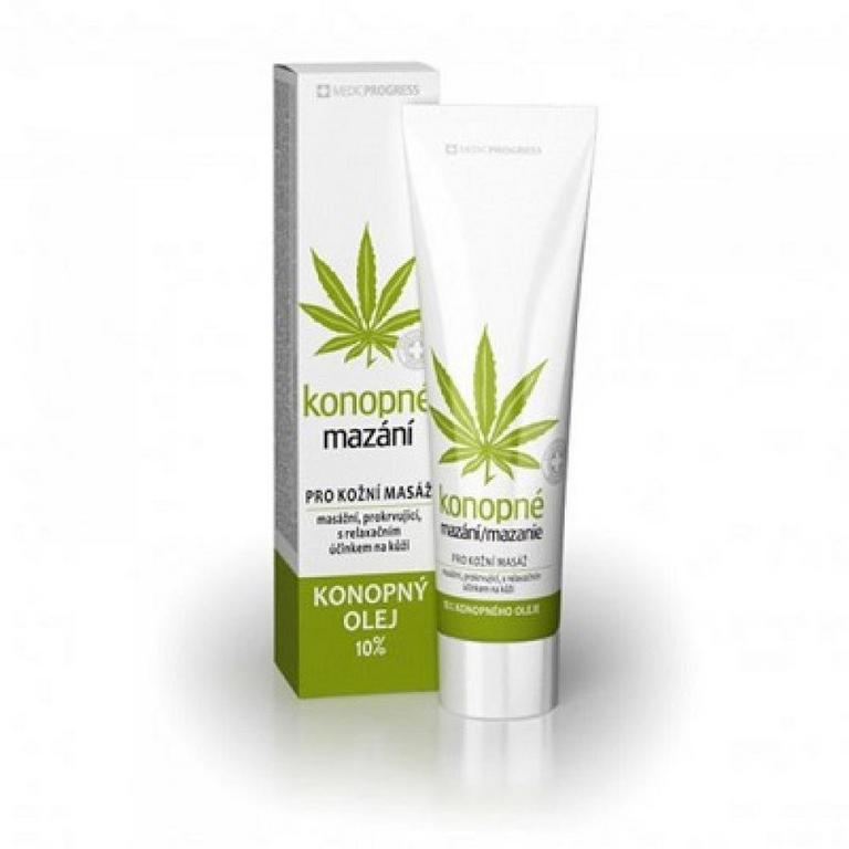 MedicProgress Konopné mazanie 10% konopného oleja 100 ml
