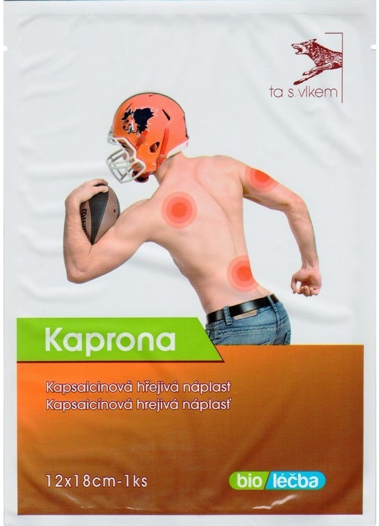 KAPRONA Kapsaicinová prohřívací náplast 12x18 cm
