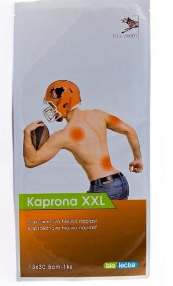 KAPRONA XXL Kapsaicinová prohřív.náplast 13x30.5 cm