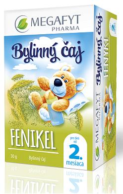 MEGAFYT Bylinný čaj FENIKEL pre deti od 2. mesiaca, 20x1,5 g (30 g)