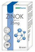 EDENPharma ZINOK 25 mg tbl 1x50 ks