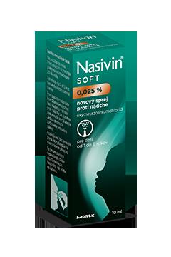 Nasivin Soft 0,025% nosový sprej pre deti 10 ml