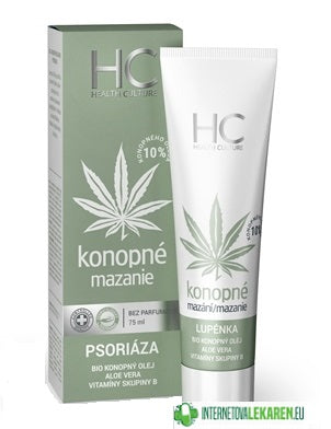 Health culture Konopné mazanie PSORIÁZA ung 1x75 ml