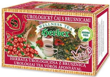 HERBEX UROLOGICKÝ ČAJ S BRUSNICAMI bylinný čaj 20x3 g (60 g)