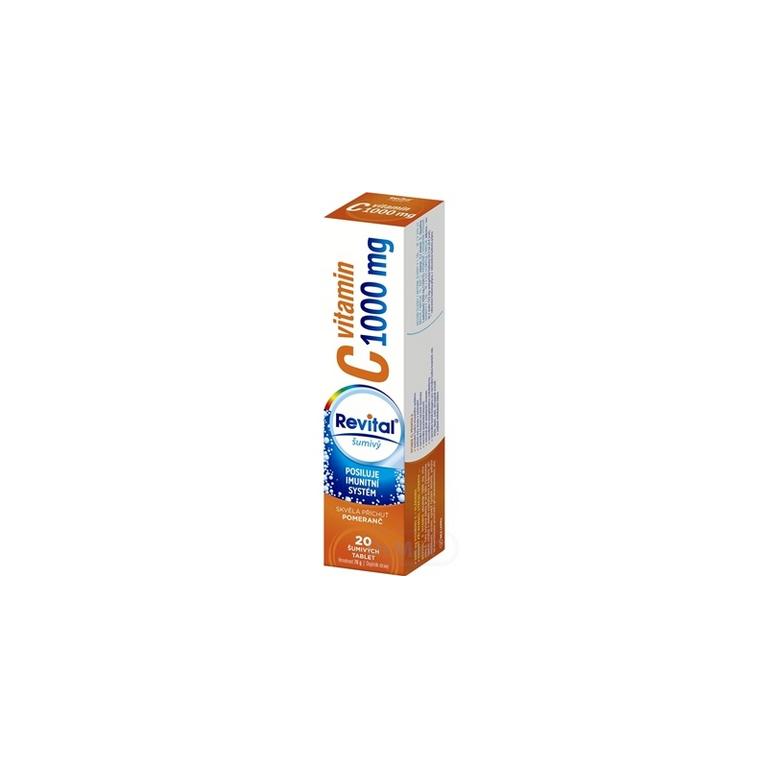 Revital vitamín C 1000 mg šumivý tbl eff s príchuťou pomaranč 1x20 ks