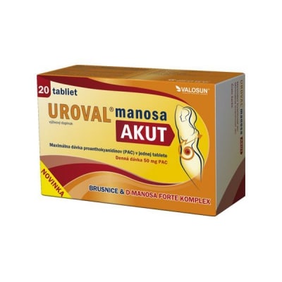 Uroval manosa akut 20tbl
