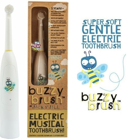 Jack N' Jill Buzzy Brush elektrická zubná kefka s melódiou