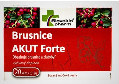 Slovakiapharm Brusnice AKUT Forte cps 1x20 ks