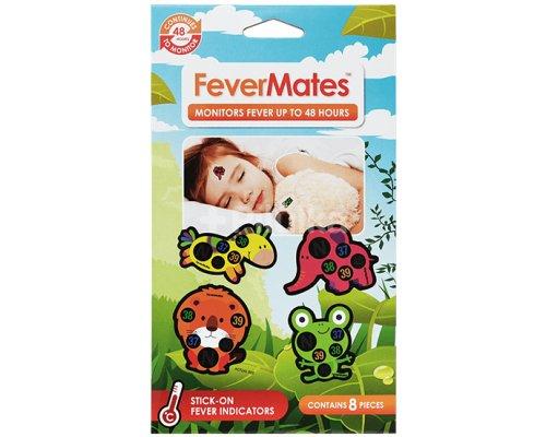 FeverMates monitors nálepkové teplomery pre deti 8 ks