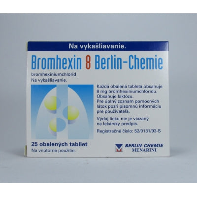 Bromhexin 8 Berlin-Chemie 25tbl