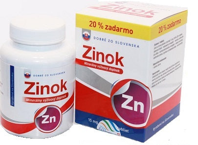 DZSK Zinok 15 mg tbl 100+20 zadarmo