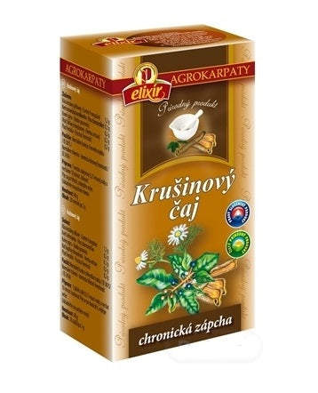 Agrokarpaty Krušinový čaj prírodný produkt 20 x 2 g