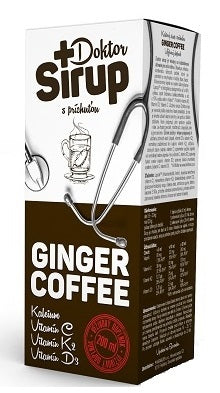 Doktor Sirup GINGER COFFEE kalciový sirup 1x200 ml