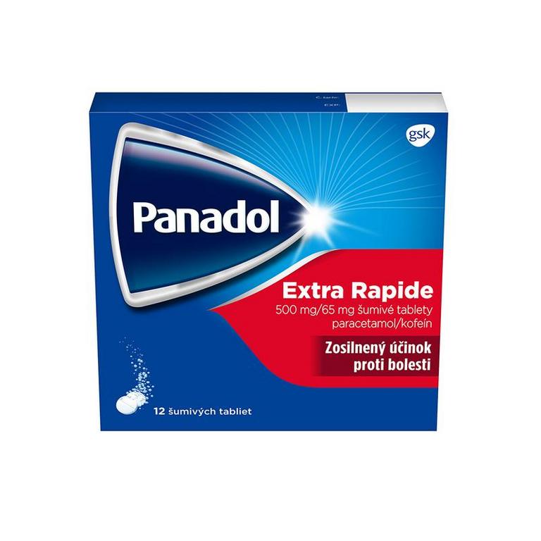 Panadol Extra Rapide, šumivé tablety 12ks