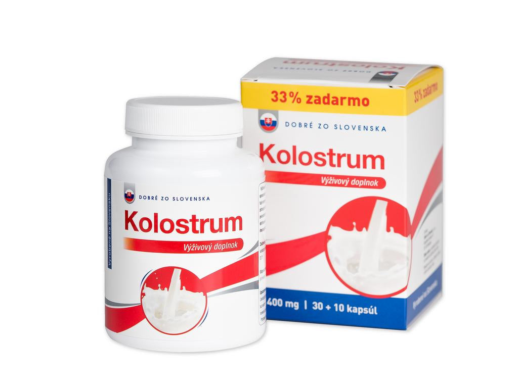 Dobré zo Slovenska kolostrum 400 mg 40 kapsúl