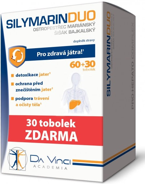 SILYMARIN DUO - DA VINCI cps 60+30 zadarmo (90 ks)