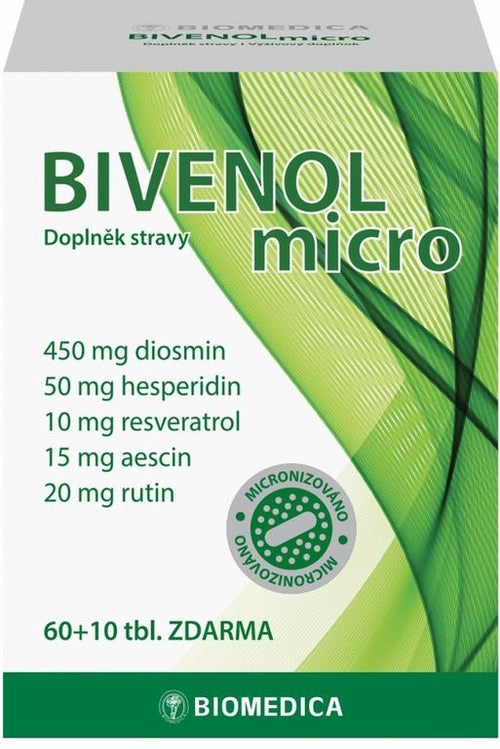 Biomedica Bivenol micro 60 + 10 tabliet