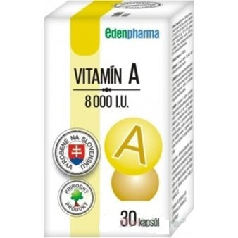 EDENPharma Vitamín A 8000 I.U. 30ks
