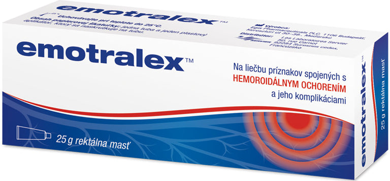 Emotralex rektálna masť 25 g