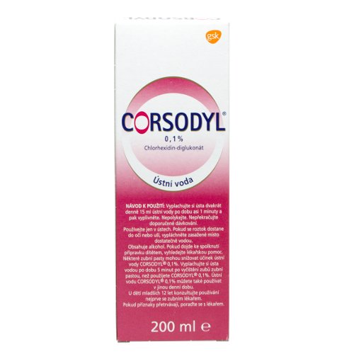 Corsodyl roztok 0,1% 200ml