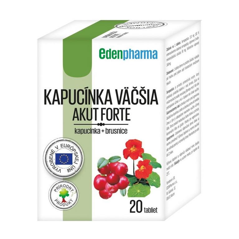 EDENPharma KAPUCÍNKA VÄČŠIA AKUT FORTE tbl 1x20 ks