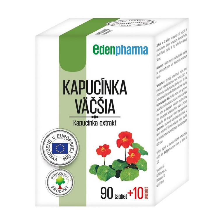 EDENPharma KAPUCÍNKA VÄČŠIA tbl. 90+10 zadarmo