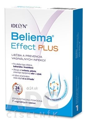 Medical Brands Developments B.V. Idelyn Beliema Effect PLUS tablety vaginálne 1 x 7 ks