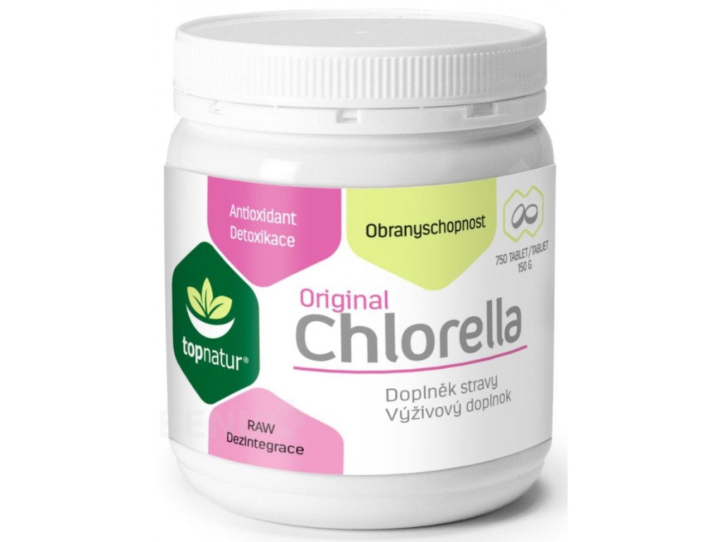Topnatur Chlorella Original 750 tabliet