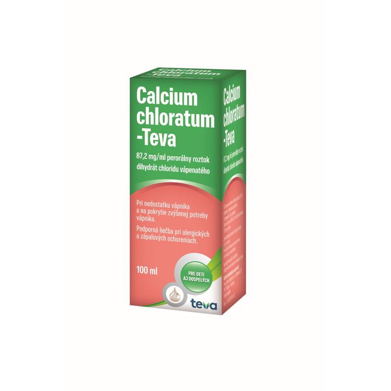 Calcium chloratum - TEVA, perorálny roztok 100ml