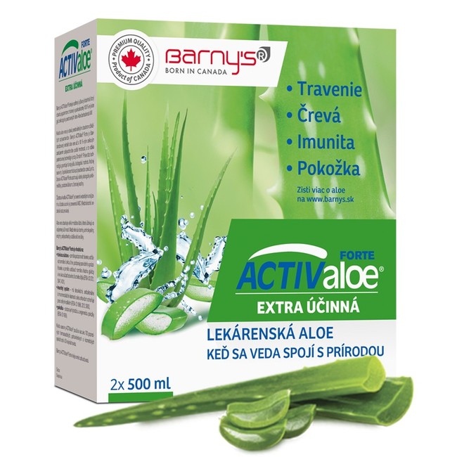 BARNY'S ACTIValoe FORTE 2x500 ml (1000 ml), 1x1 set
